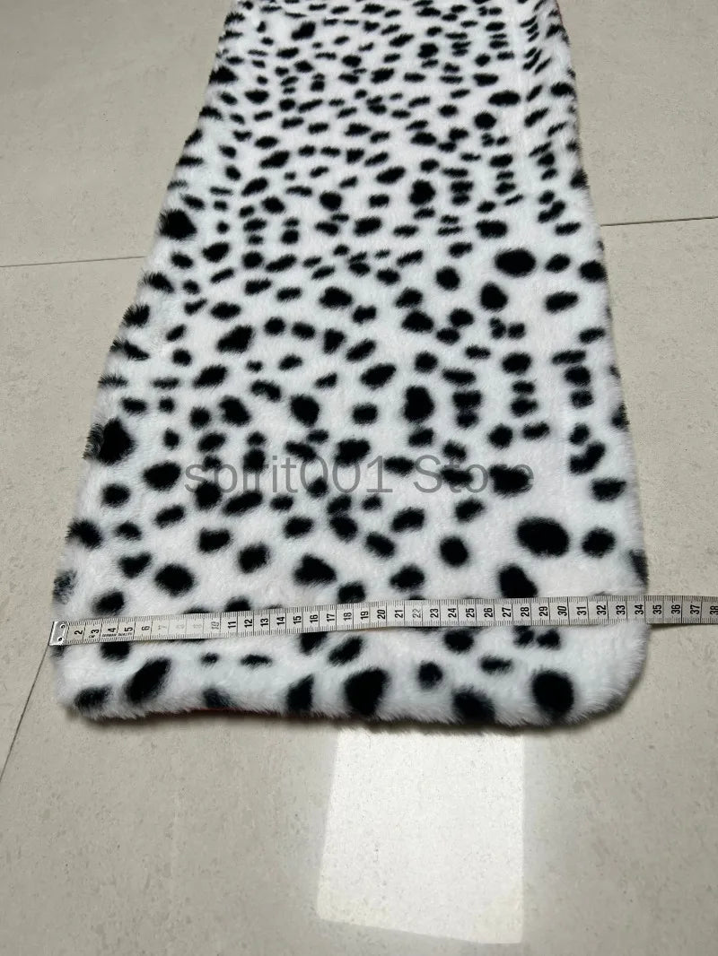 Spotted Printed Wrap Scarf for Layering over Outfits