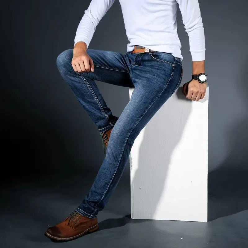 Men's Slim Fit Denim Jeans for Casual Everyday Wear