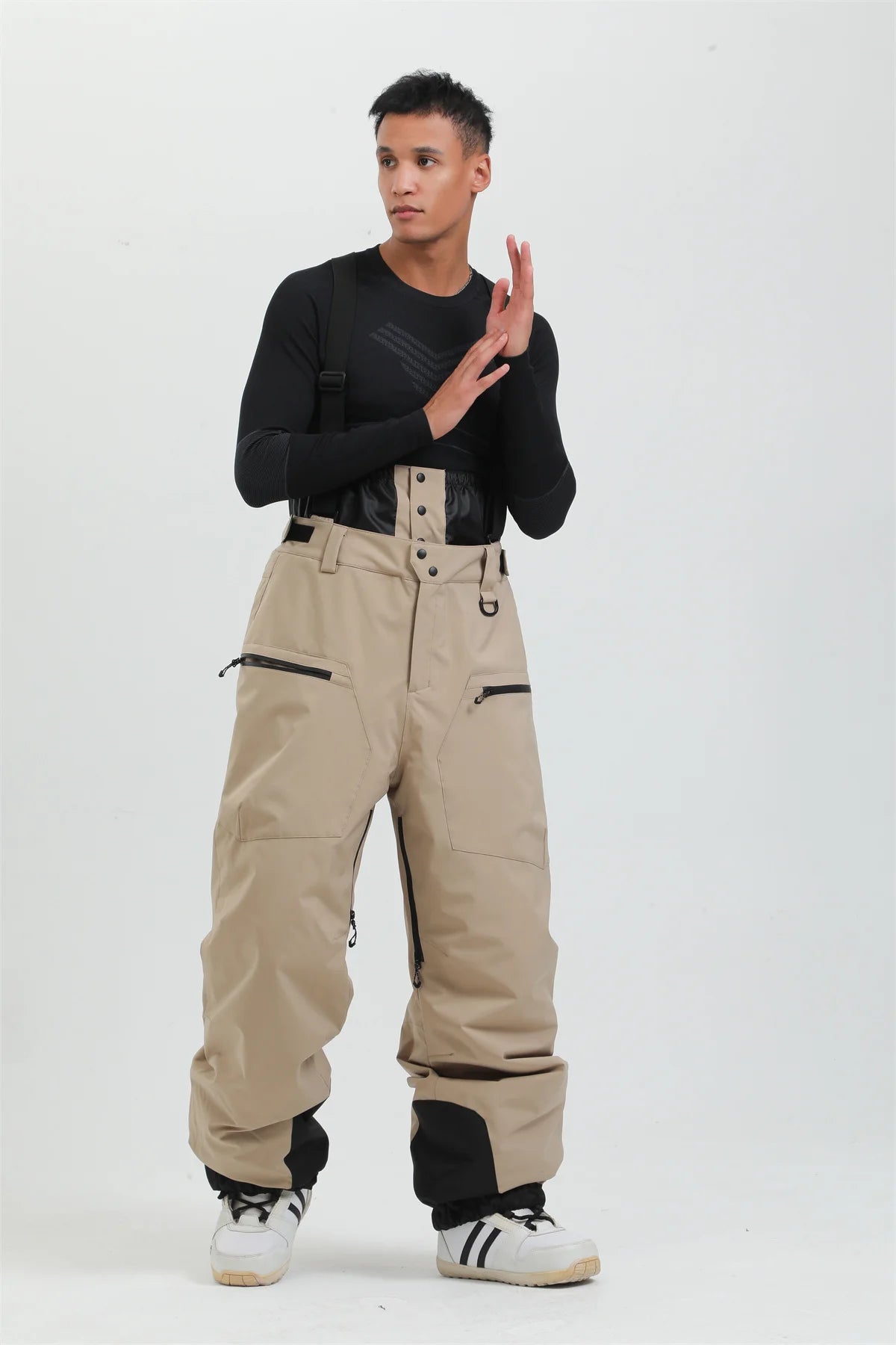 Full Length Suspender Ski and Snowboard Winter Bib Pants