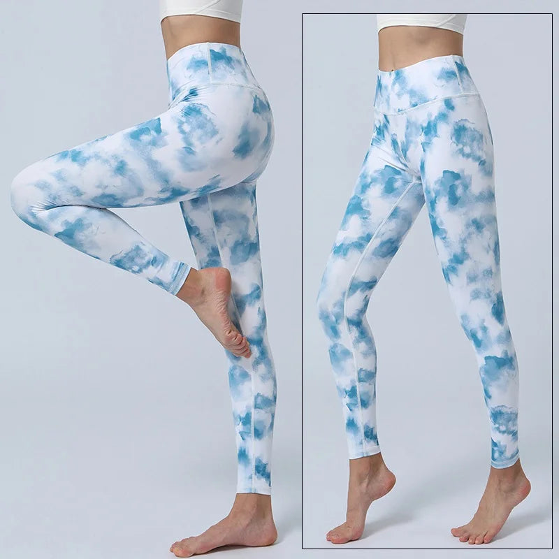Women's Printed High-Waist Workout Leggings