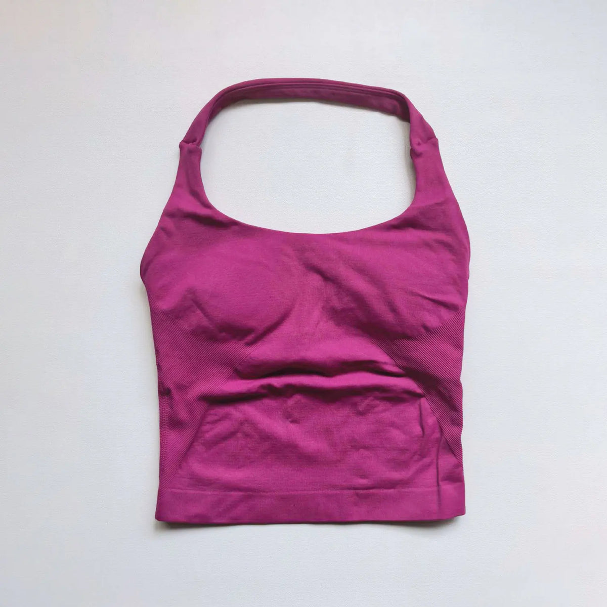 Women's Halter Neck Longline Fitted Tank Top For Workout Outfits
