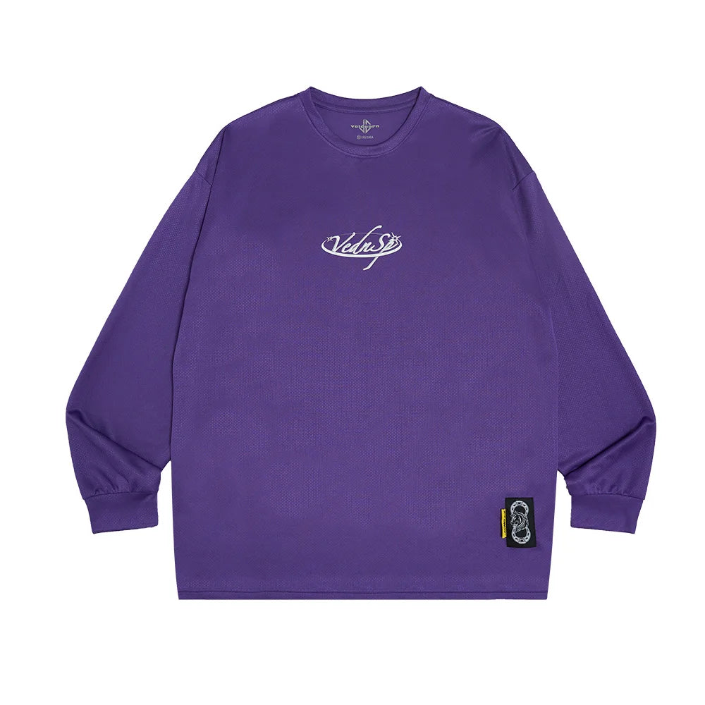 Crew Neck Long Sleeve Running Sports T Shirt Top