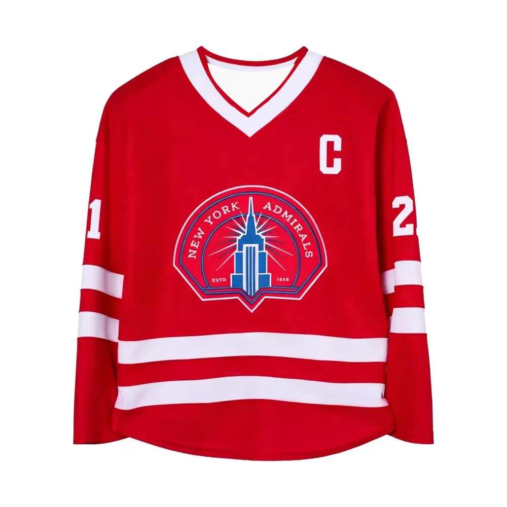 Rivalry Player Number Graphic Long Sleeve Jersey For Sports Outfits