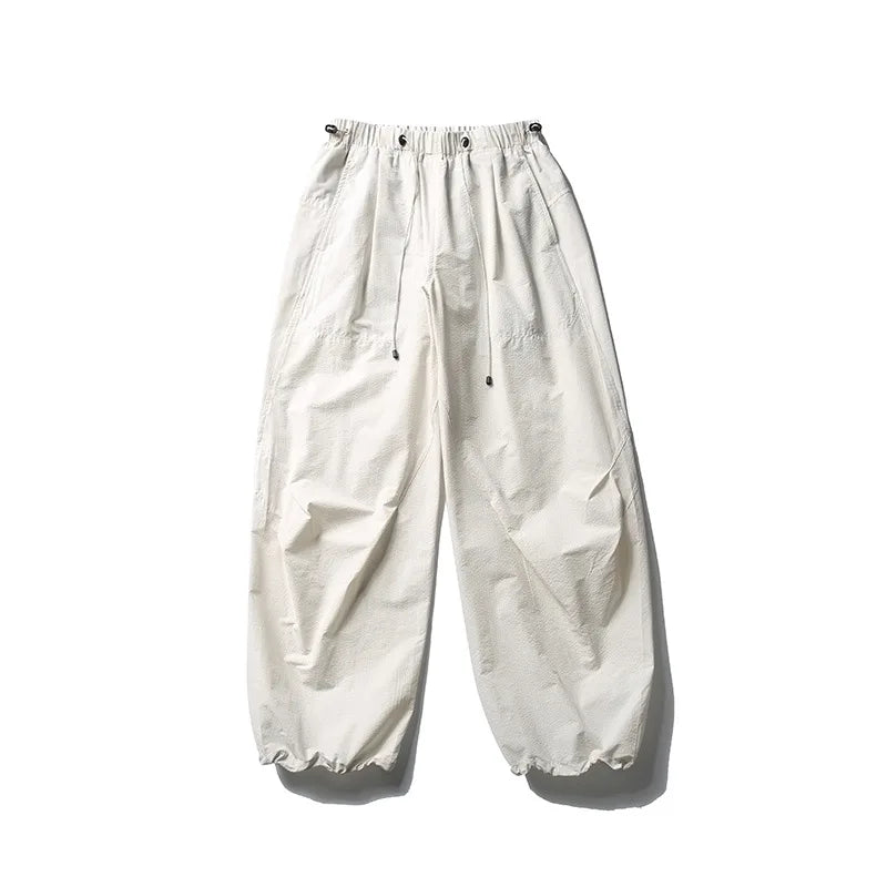 Men's Elastic Waist Loose Fit Casual Pants For Everyday Wear