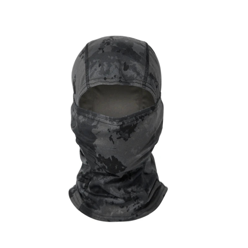 Full Face Balaclava Hood with Solid and Camouflage Options