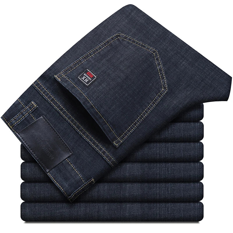 Men's Straight Leg Denim Jeans for Casual Everyday Wear