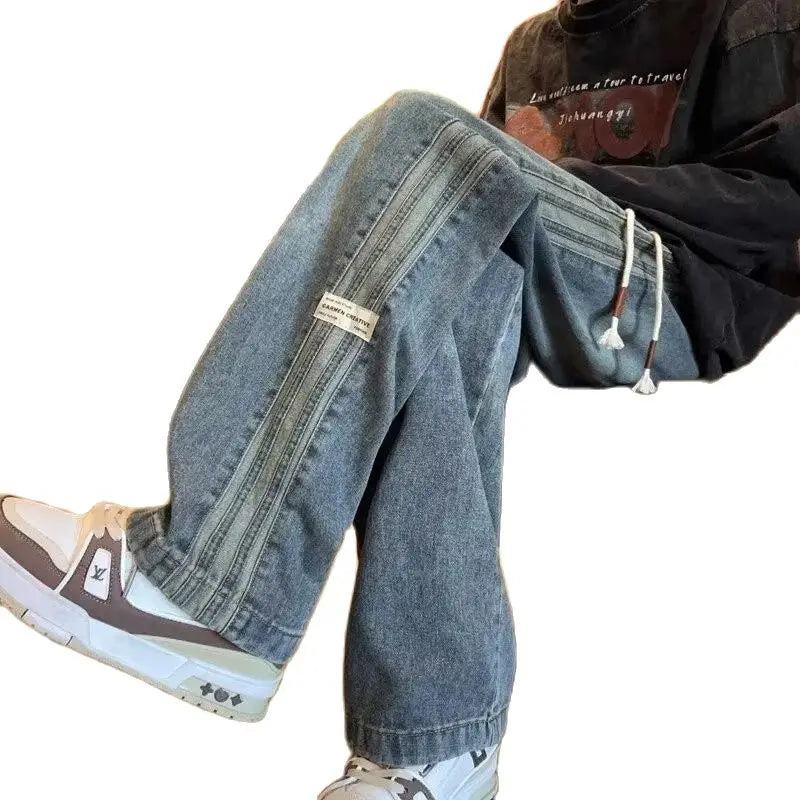 Men's Straight Leg Denim Jeans for Casual Everyday Wear