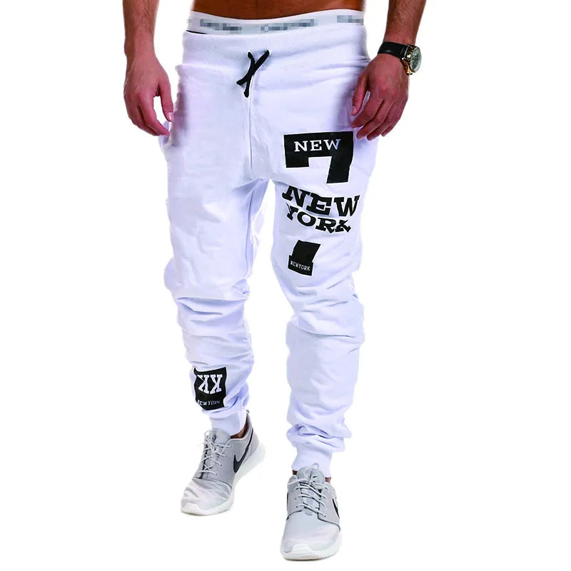 Full Length Loose Fit Casual Streetwear Drawstring Pants