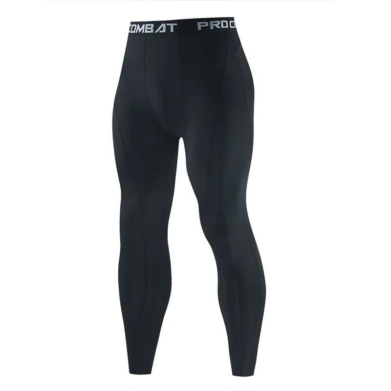 Men's Fitted Training Leggings for Gym and Running
