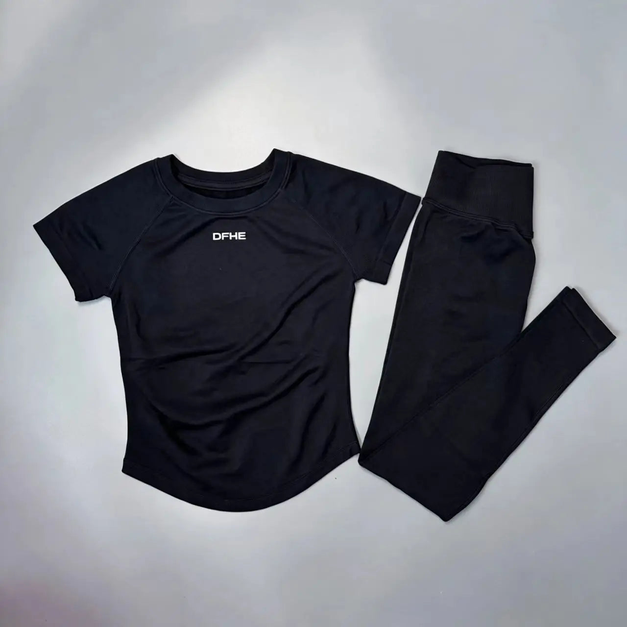 Women's Short Sleeve Yoga Top and Leggings Set