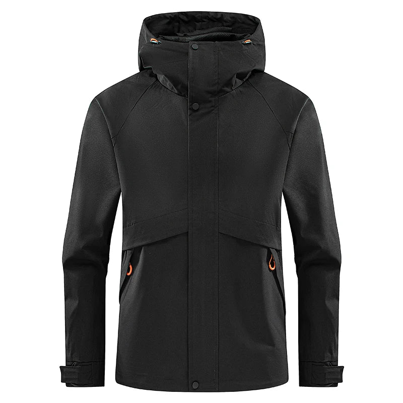 Hooded Color-Block Windbreaker Jacket for Hiking and Everyday Outdoor Wear