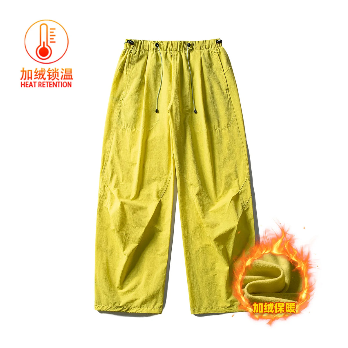 Men's Elastic Waist Loose Fit Casual Pants For Everyday Wear