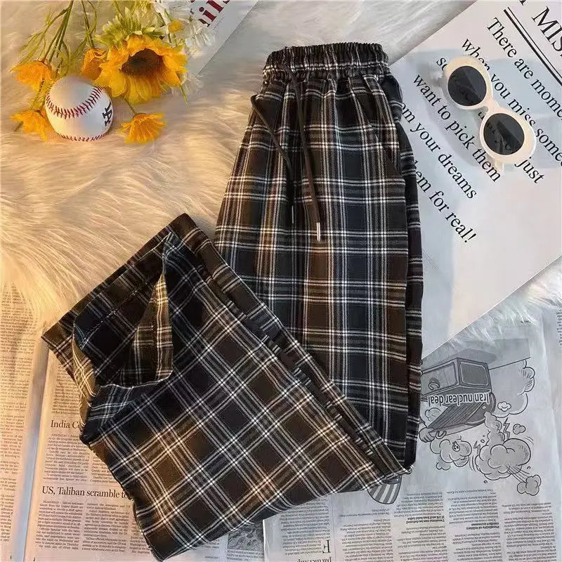Men's Patterned Elastic Waist Straight Leg Pajama Pants