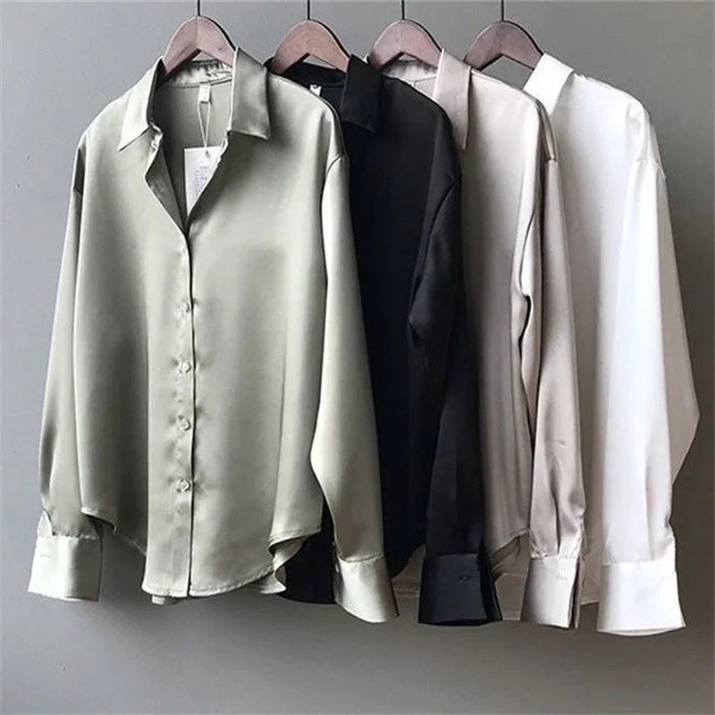 Women's Collared Long Sleeve Shirt