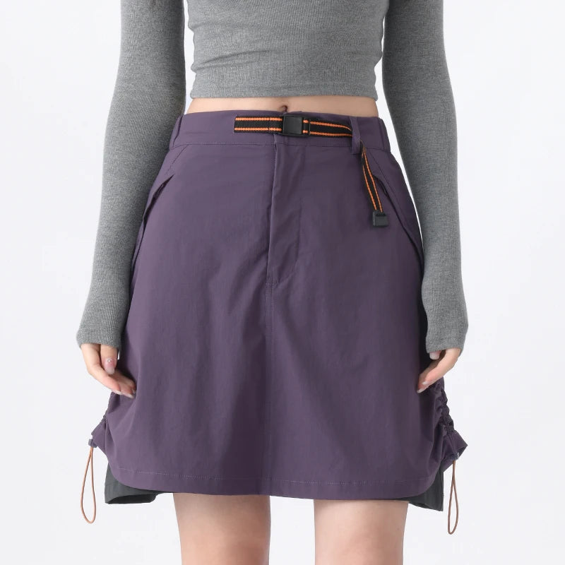 Women's Lightweight Stretch Skort with Cargo Detail