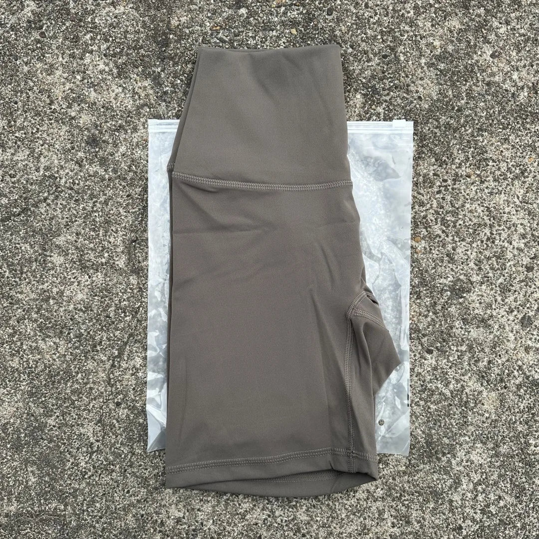 Women's High Waist Nylon Blend Shorts for Yoga and Training