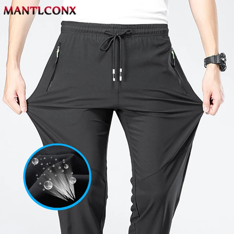 Men's Elastic Waist Casual Pants For Everyday Wear