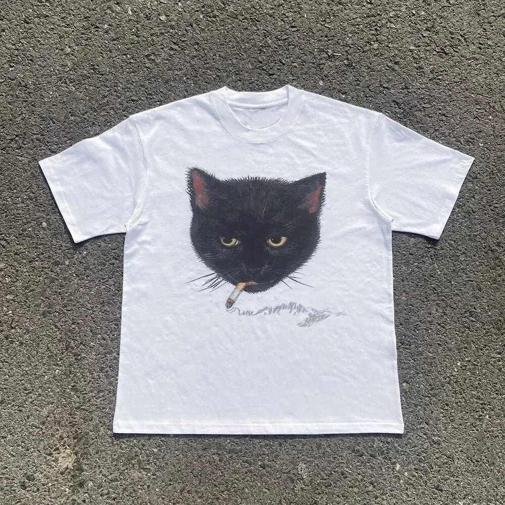 Graphic Crew Neck Short Sleeve Casual Pullover T Shirt