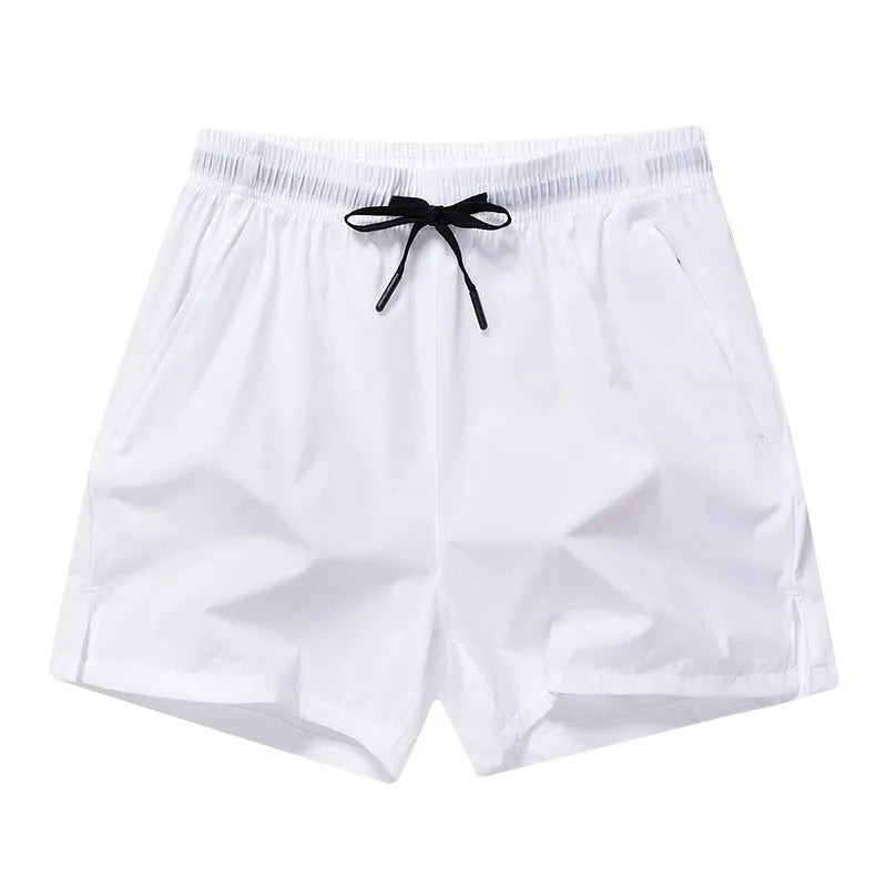 Men's Swim Shorts with Drawstring Waist and Pockets for Beach and Pool Wear