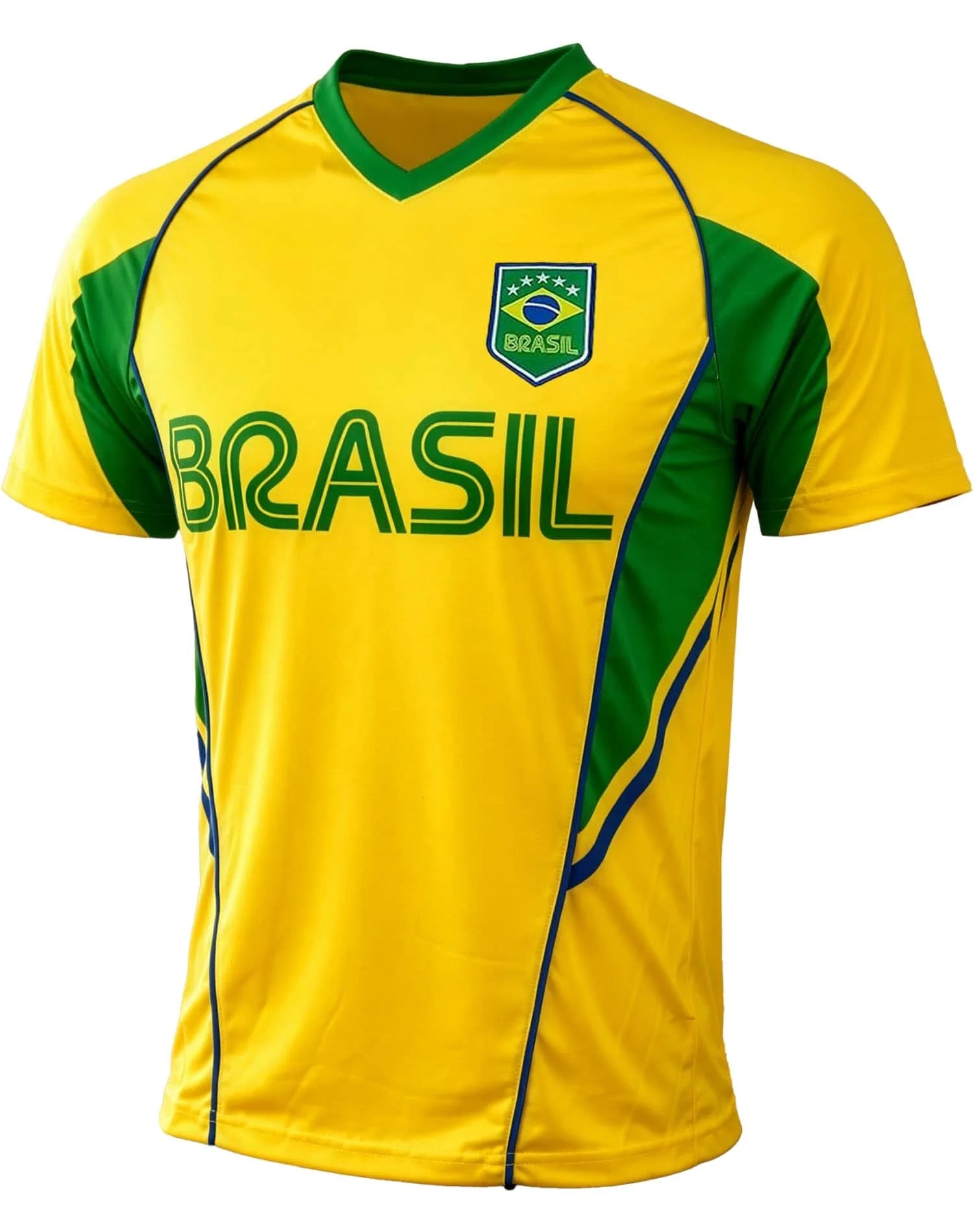 Brazil Volleyball Graphic Short Sleeve Jersey For Sports Outfits