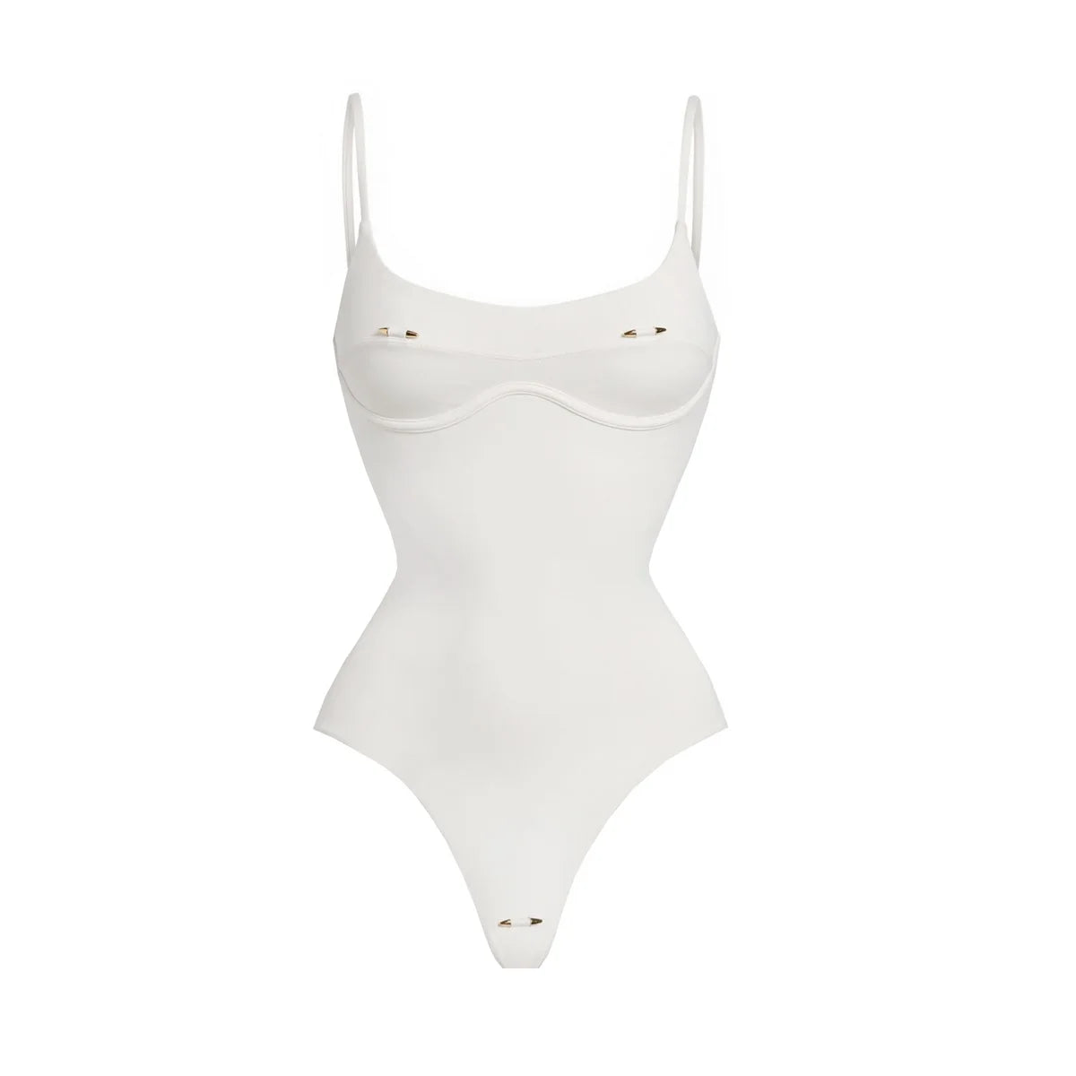 Solid One-Piece Swimsuit with Cover-Up