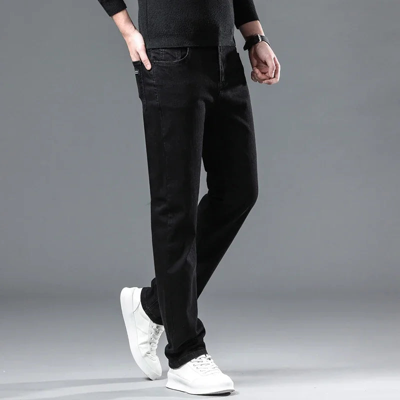 Men's Straight Leg Denim Jeans for Casual Everyday Wear