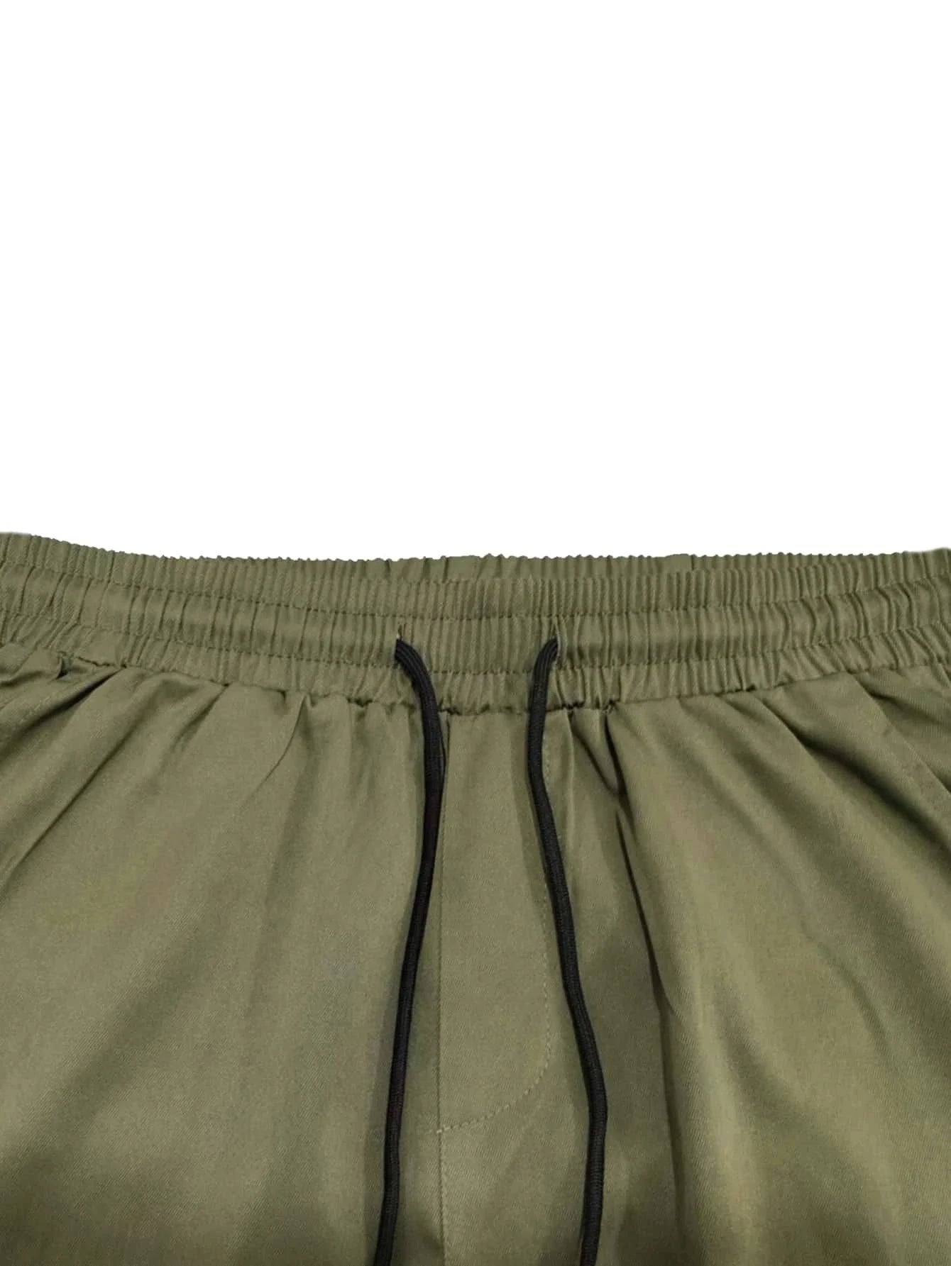 Men's Solid Regular-Fit Mid-Rise Casual Shorts with Practical Pockets for Everyday Outfits