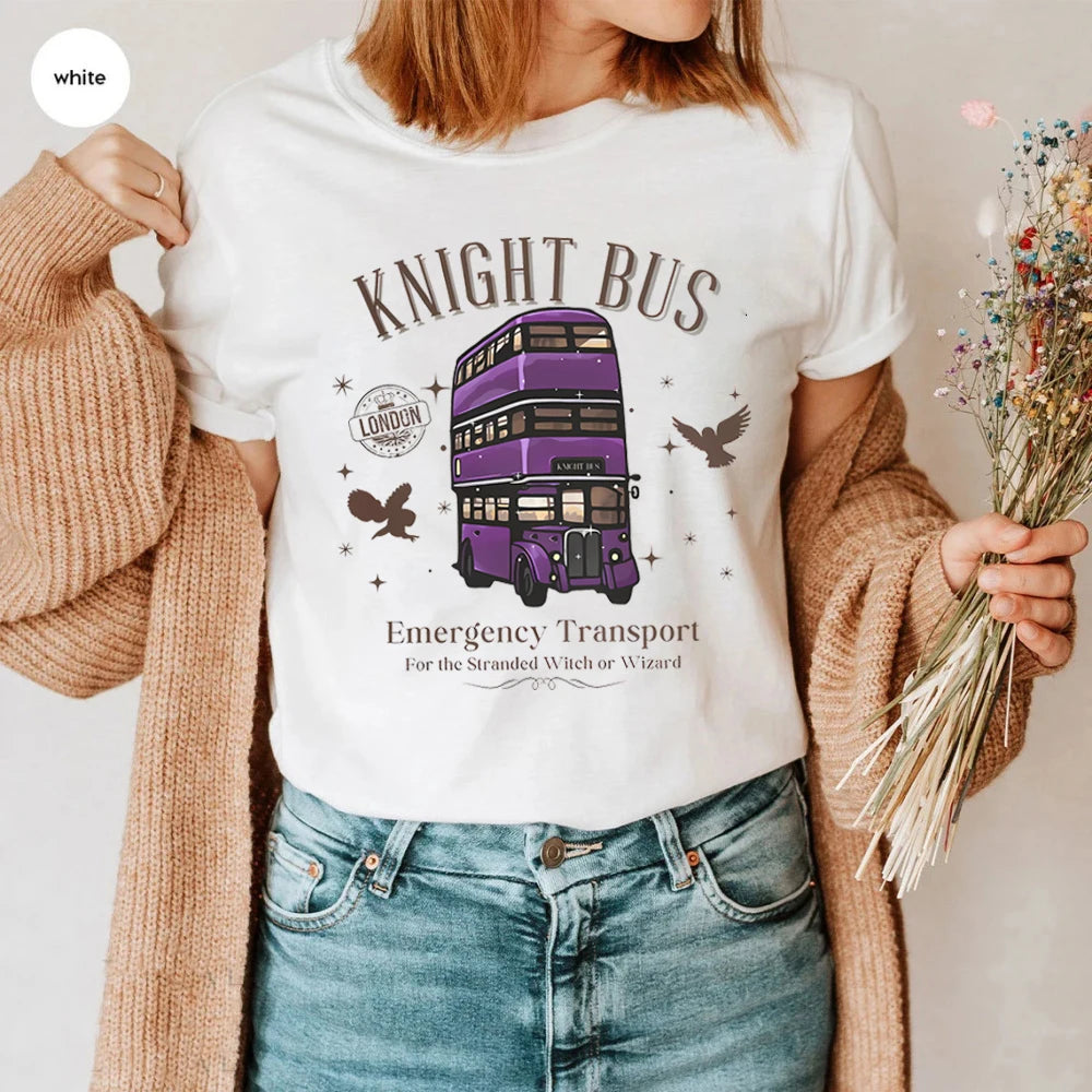 Knight Bus Graphic Crewneck T-Shirt
