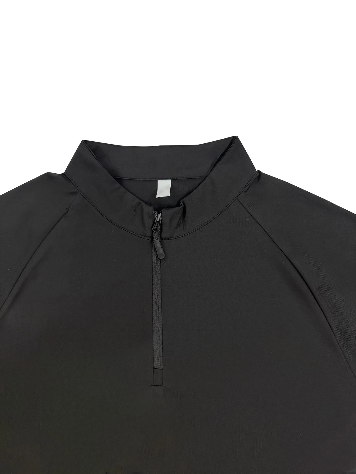 Stand Collar Half Zip Long Sleeve Running Training Top