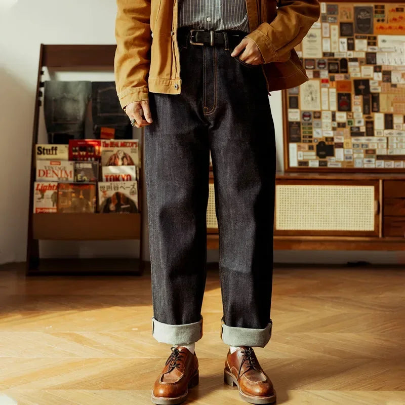 Men's Straight Leg Denim Jeans for Casual Everyday Wear