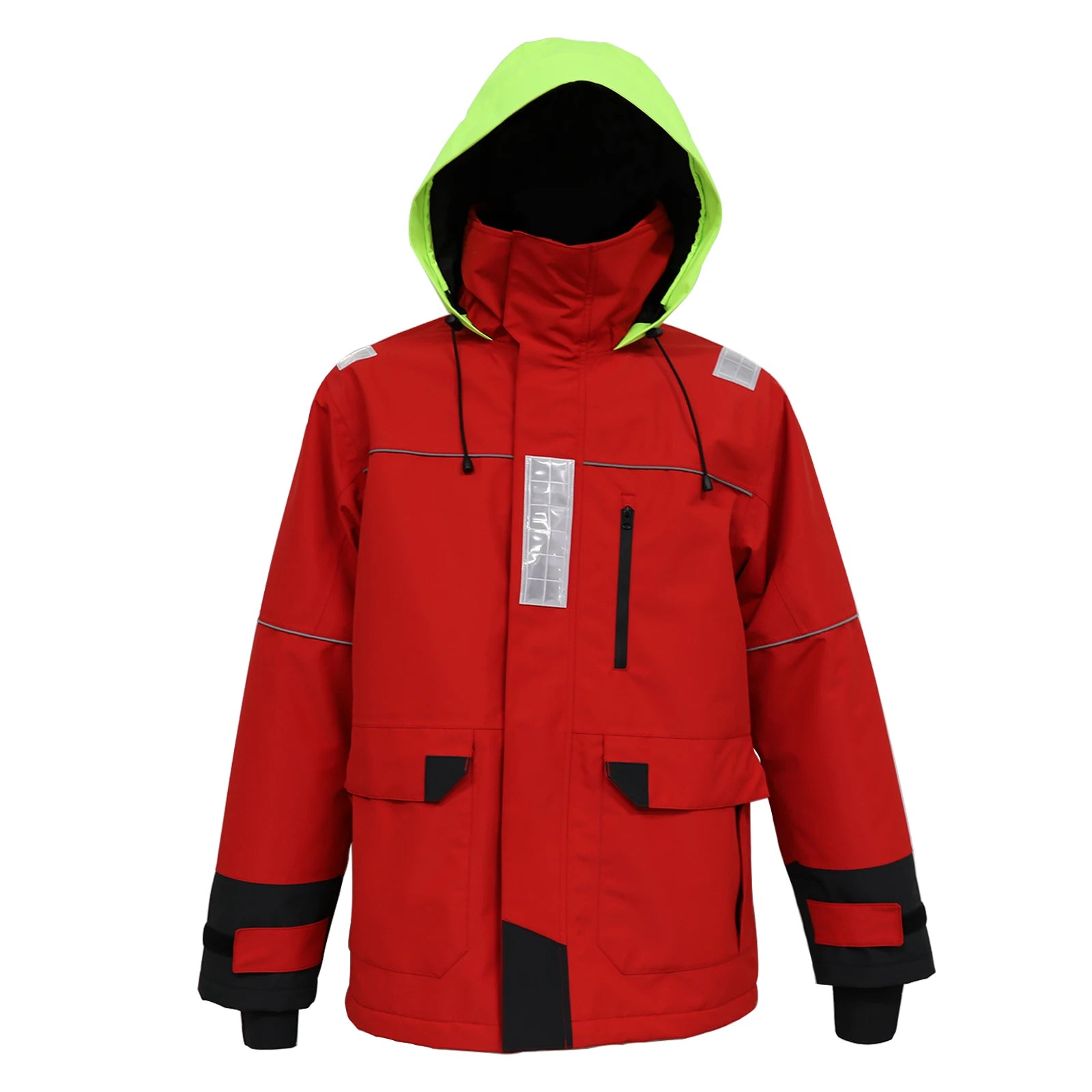 Hooded Sailing Jacket with Contrast Hood