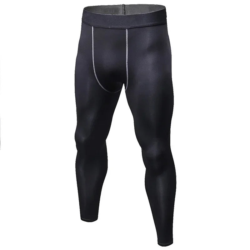 Men's Fitted Training Leggings for Gym and Running