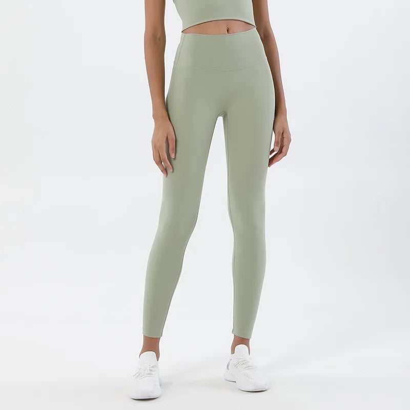Women's Side Pocket Full Length Leggings For Workout Outfits