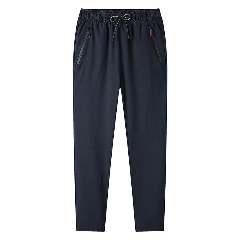 Men's Elastic Waist Slim Fit Casual Pants For Everyday Wear