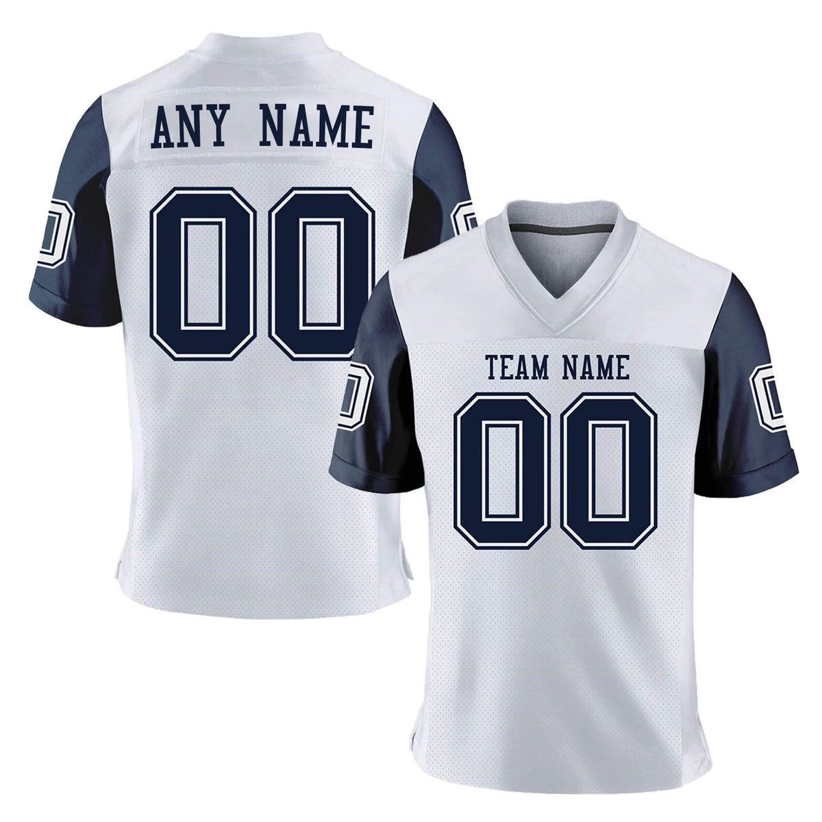 American Football Graphic Short Sleeve Sports Jersey with Number Print