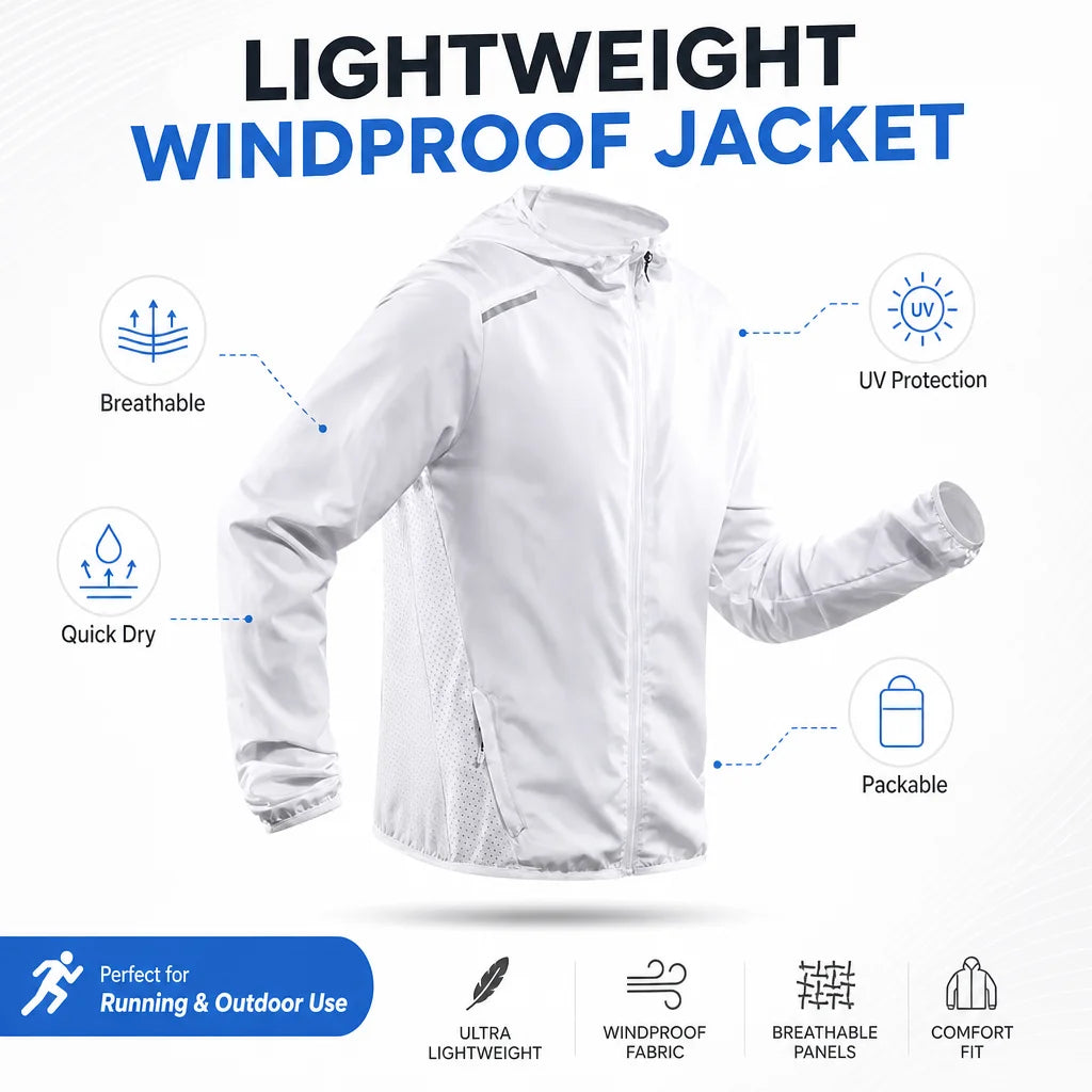 Women's Hooded Long Sleeve Zip Front Jacket For Workout Outfits