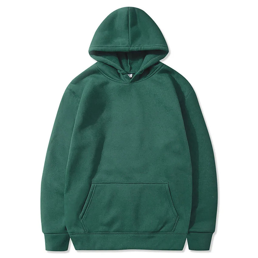 Long Sleeve Casual Hooded Sweatshirt with Relaxed Streetwear Styling