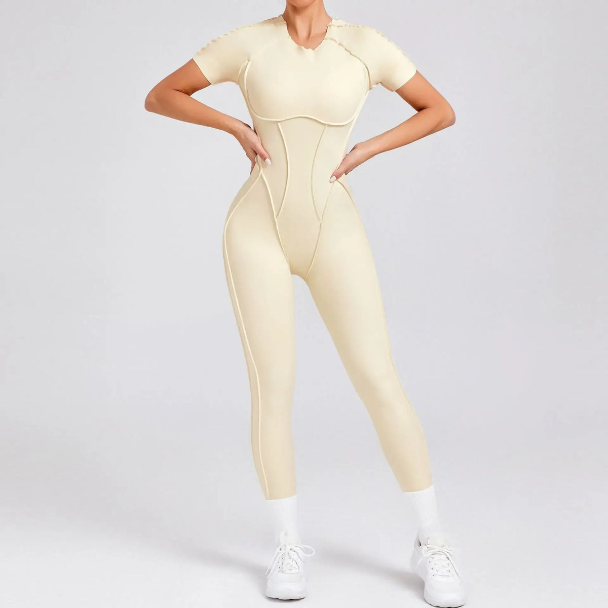 Women's Contour Seam Workout One Piece in Romper and Jumpsuit Styles