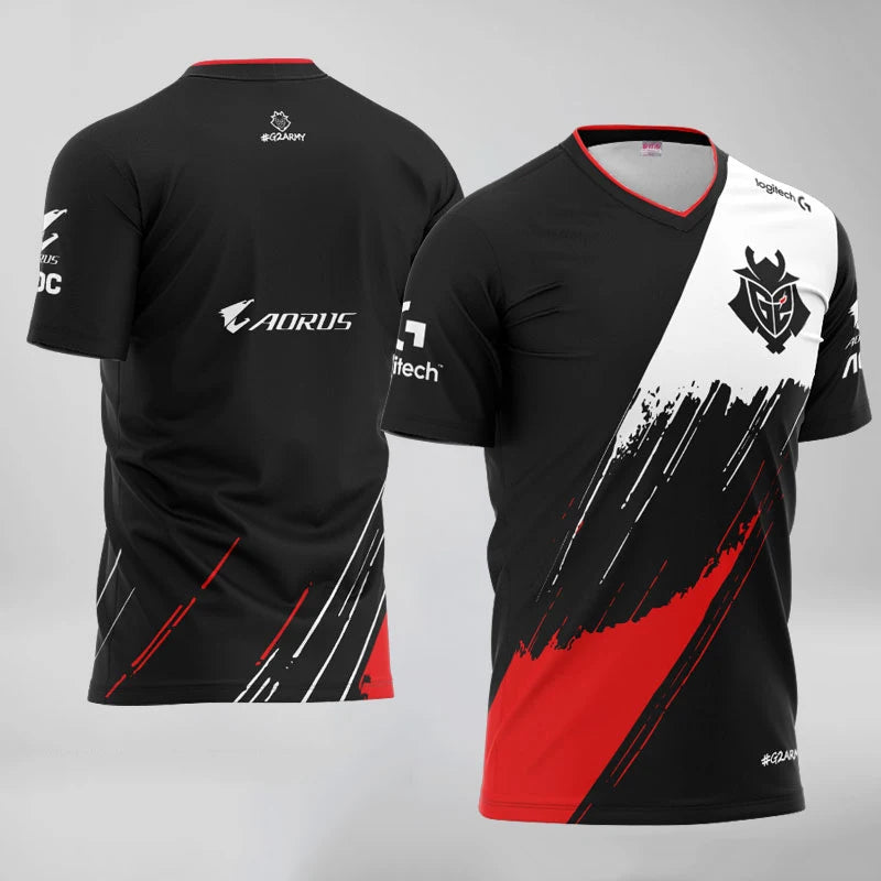 G2 Esports Graphic Short Sleeve T-shirt For Sports Outfits