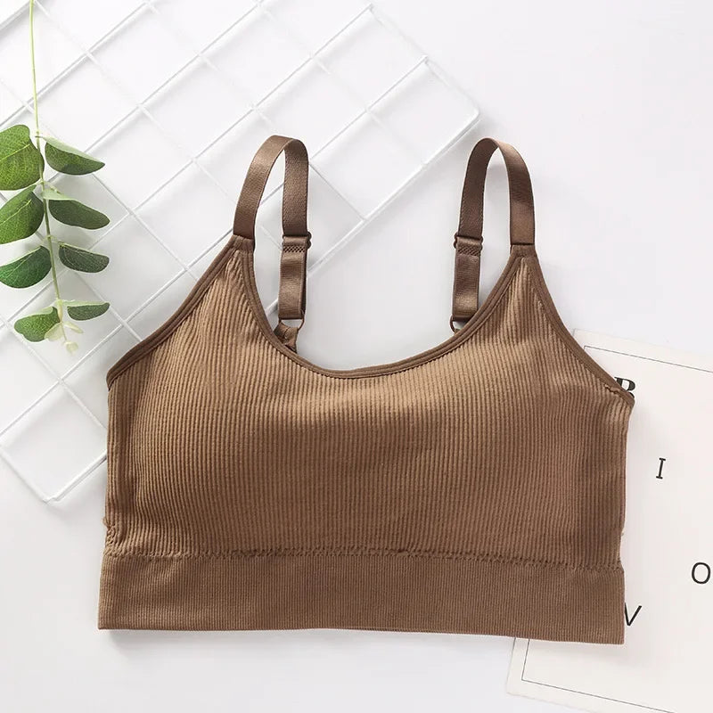 Women's Ribbed Scoop Neck Everyday Bra