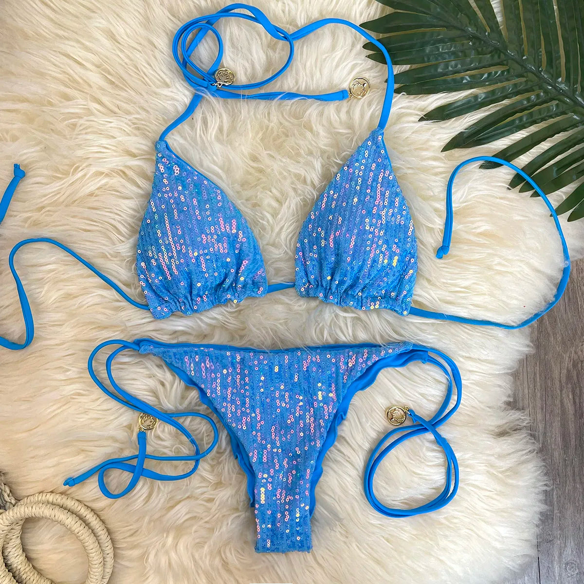 Sequin Detail Bikini
