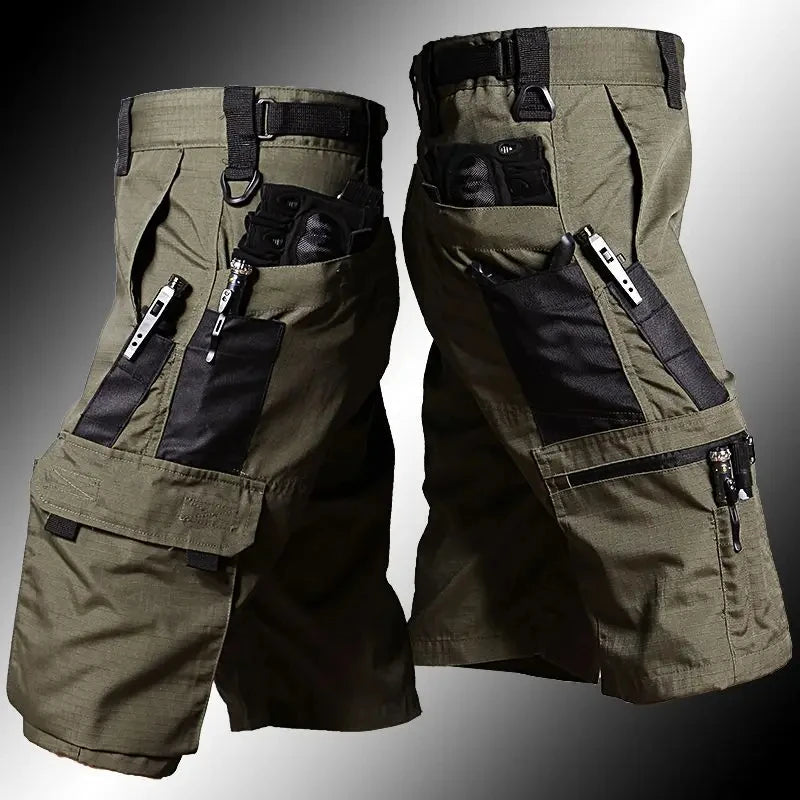Men's Multi-Pocket Tactical Cargo Shorts