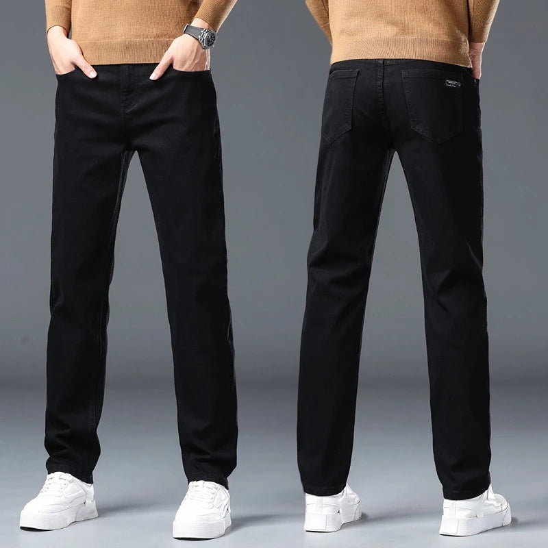 Men's Straight Leg Denim Jeans for Casual Everyday Wear