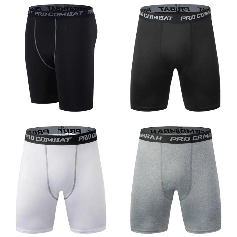 Men's Fitted Training Shorts for Gym and Running