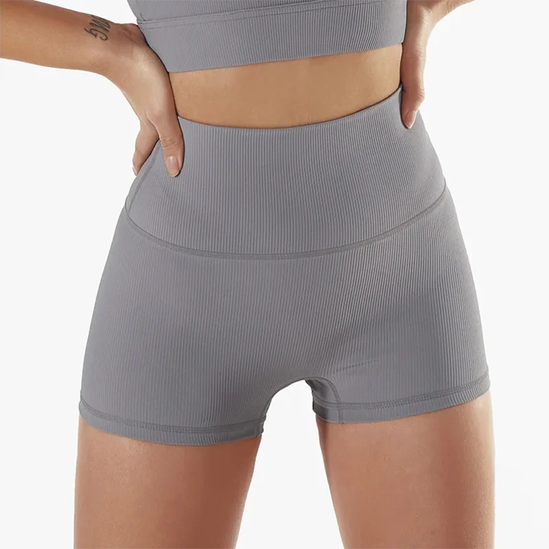 Women’s Seamless High Waist Yoga Shorts for Gym, Running & Cycling