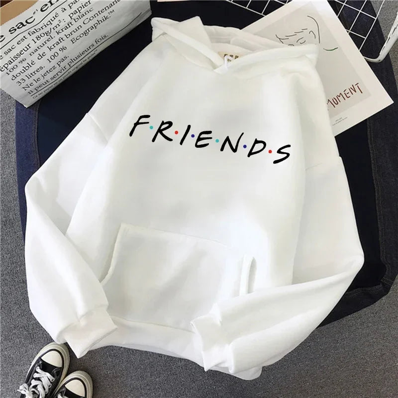 Letter Graphic Long Sleeve Pullover Casual Hoodie for Layering