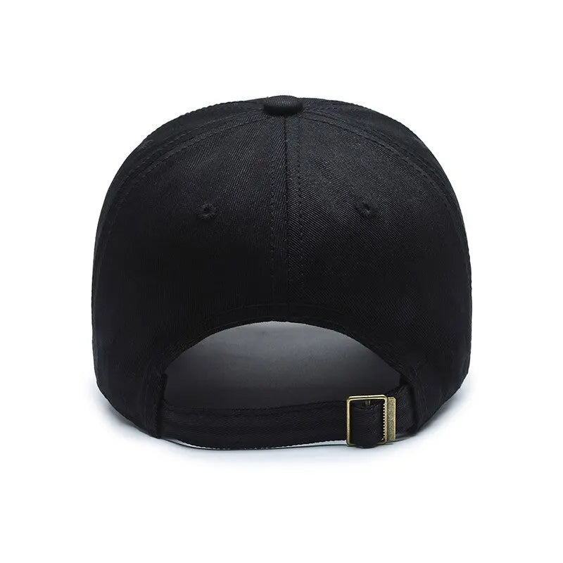 Flag Motif Baseball Cap with Curved Brim Design