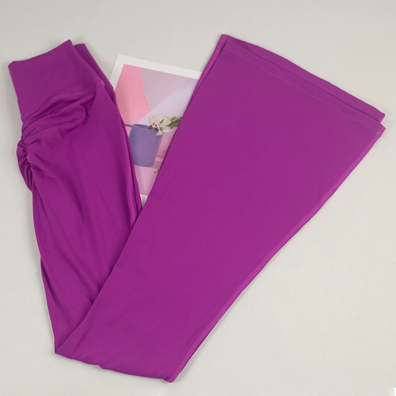 Women's High Waist Flared Leggings For Workout Outfits