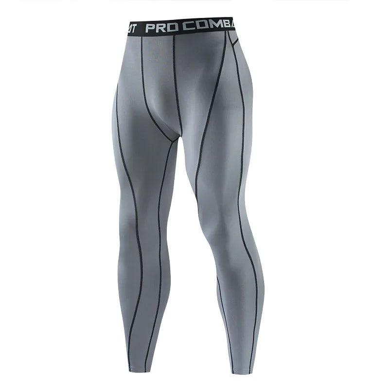 Men's Fitted Training Leggings for Gym and Running