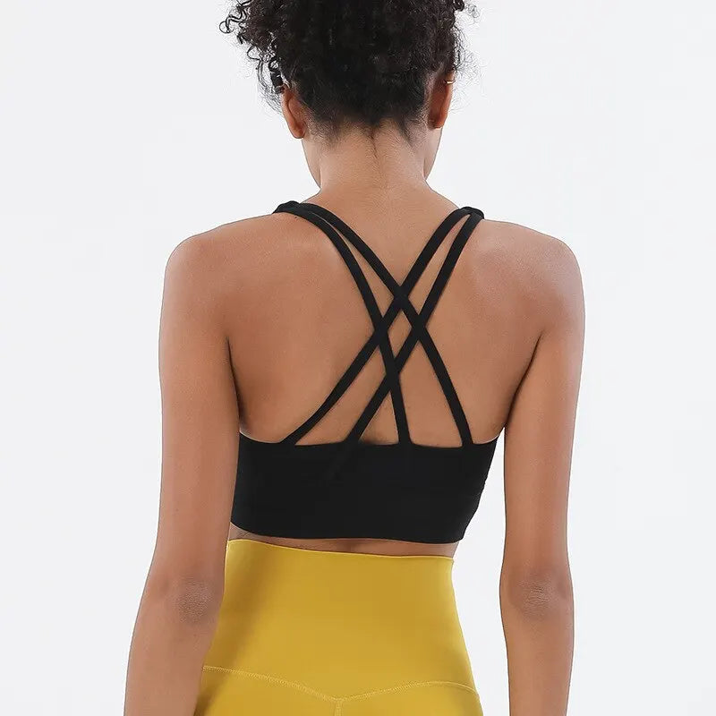 Women's Double-Cross-Back Sports Bra